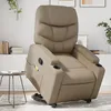 Image de Vidaxl Fauteuil Inclinable De Massage Cappuccino Similicuir
