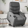 Image de vidaXL Fauteuil inclinable électrique gris similicuir