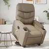 Image de vidaXL Fauteuil inclinable de massage électrique cappuccino similicuir3204685