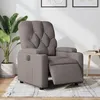 Image de vidaXL Fauteuil inclinable Ã©lectrique Taupe Tissu