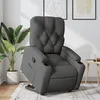 Image de vidaXL Fauteuil inclinable Gris foncÃ© Tissu