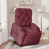 Image de Fauteuil inclinable rouge bordeaux tissu