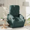 Image de vidaXL Vidaxl Fauteuil Inclinable Vert Foncé Tissu