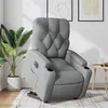 Image de vidaXL Fauteuil inclinable électrique gris clair tissu3204734