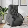 Image de vidaXL Fauteuil inclinable électrique gris foncé tissu3204735