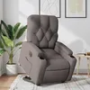 Image de vidaXL Vidaxl Fauteuil Inclinable Électrique Taupe Tissu