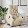 Image de vidaXL Vidaxl Fauteuil Inclinable Électrique Crème Tissu