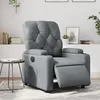 Image de vidaXL Fauteuil inclinable Ã©lectrique Gris Similicuir