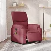 Image de vidaXL Fauteuil de massage inclinable électrique Rouge bordeaux Tissu