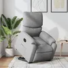 Image de vidaXL Fauteuil inclinable électrique gris clair tissu