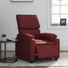 Image de vidaXL Fauteuil inclinable électrique Rouge bordeaux Similicuir
