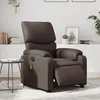 Image de vidaXL Fauteuil de massage inclinable Ã©lectrique marron similicuir