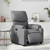 Image de vidaXL Fauteuil de massage inclinable électrique gris similicuir3204882