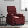 Image de vidaXL Fauteuil de massage inclinable électrique rouge bordeaux