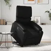 Image de vidaXL Fauteuil inclinable Noir Similicuir3204886
