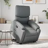 Image de vidaXL Fauteuil inclinable Gris Similicuir3204889