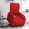 Image de vidaXL Vidaxl Fauteuil Inclinable Rouge Similicuir