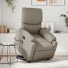 Image de Vidaxl Fauteuil Inclinable De Massage Cappuccino Similicuir