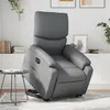 Image de vidaXL Fauteuil inclinable électrique gris similicuir3204903