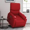 Image de vidaXL Fauteuil inclinable électrique rouge similicuir3204905