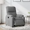 Image de vidaXL Fauteuil inclinable électrique gris foncé tissu microfibre3204917