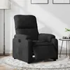 Image de vidaXL Fauteuil inclinable électrique noir tissu microfibre