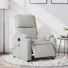 Image de vidaXL Fauteuil inclinable de massage électrique gris clair3204923