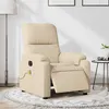 Image de vidaXL Fauteuil inclinable de massage électrique crème3204926