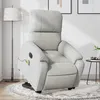 Image de vidaXL Fauteuil inclinable de massage électrique gris clair3204951