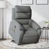 Image de vidaXL Fauteuil inclinable de massage électrique Gris foncé Tissu3205017