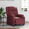Image de vidaXL Vidaxl Fauteuil Inclinable Électrique Rouge Bordeaux Similicuir