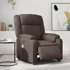 Image de vidaXL Vidaxl Fauteuil De Massage Inclinable Électrique Marron Similicuir