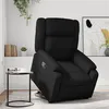 Image de vidaXL Fauteuil inclinable Noir Similicuir3205150