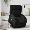 Image de vidaXL Fauteuil inclinable de massage Noir Similicuir3205157