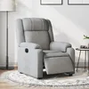 Image de vidaXL Vidaxl Fauteuil Inclinable Électrique Gris Clair Tissu