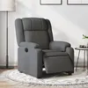 Image de vidaXL Fauteuil inclinable électrique Gris foncé Tissu3205179