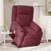 Image de vidaXL Fauteuil inclinable de massage Rouge bordeaux Tissu3205217