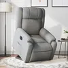Image de vidaXL Fauteuil inclinable Ã©lectrique gris clair tissu