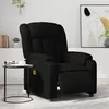 Image de vidaXL Fauteuil de massage inclinable électrique noir similicuir3205257