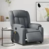 Image de vidaXL Vidaxl Fauteuil De Massage Inclinable Électrique Gris Similicuir
