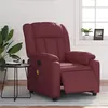 Image de vidaXL Fauteuil de massage inclinable électrique rouge bordeaux3205261