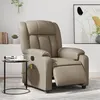 Image de vidaXL Fauteuil de massage inclinable électrique cappuccino similicuir