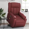 Image de vidaXL Fauteuil inclinable de massage électrique rouge bordeaux3205289