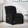 Image de vidaXL Fauteuil de massage inclinable électrique Noir Tissu3205306