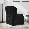 Image de vidaXL Fauteuil de massage inclinable Ã©lectrique Noir Tissu