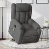 Image de vidaXL Vidaxl Fauteuil De Massage Inclinable Gris Foncé Tissu