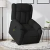 Image de vidaXL Fauteuil inclinable de massage électrique Noir Tissu3205354