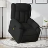 Image de vidaXL Fauteuil inclinable de massage Ã©lectrique Noir Tissu