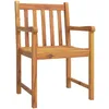 Image de vidaXL Vidaxl Chaises De Jardin 4 Pcs 56x55,5x90 Bois Massif D'acacia