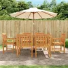 Image de vidaXL Chaises de jardin lot de 6 56x55,5x90 bois massif d'acacia3206273